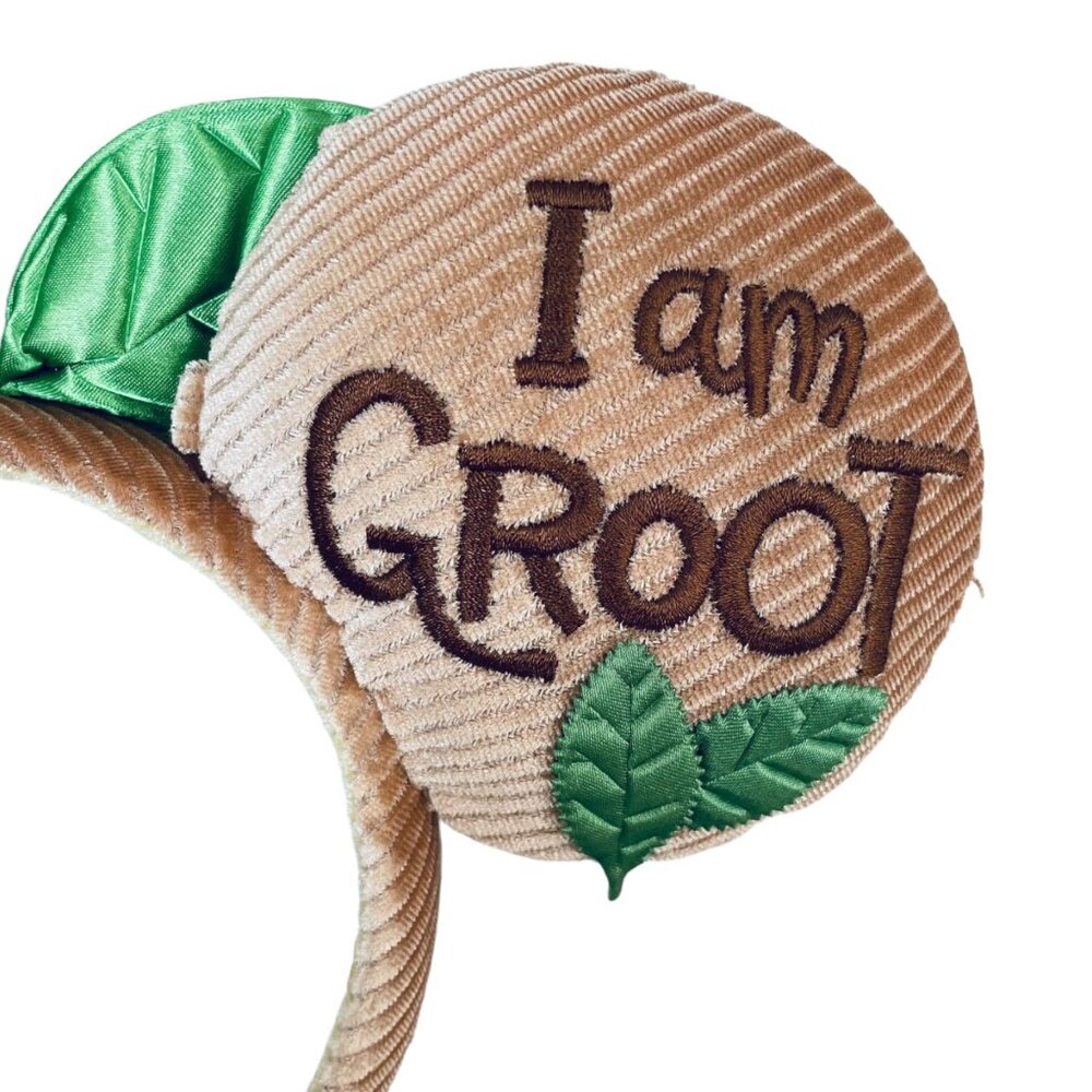 Disney Parks Marvel Guardians of the Galaxy I am Groot Minnie Mouse Ear Headband - Picture 10 of 12